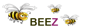 Логотип Beez, Три маленьких пчёлки